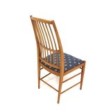 Set of 6 Scandinavian beech chairs, "Napoli" AB Westbergs Möbler, Tranås, Sweden, 1960