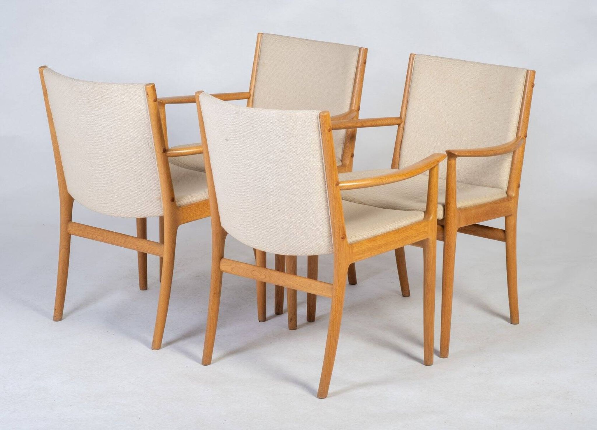 Armchairs by Kai Lyngfeldt Larsen for Søren Willadsen, Denmark, 1950s, Set of 4