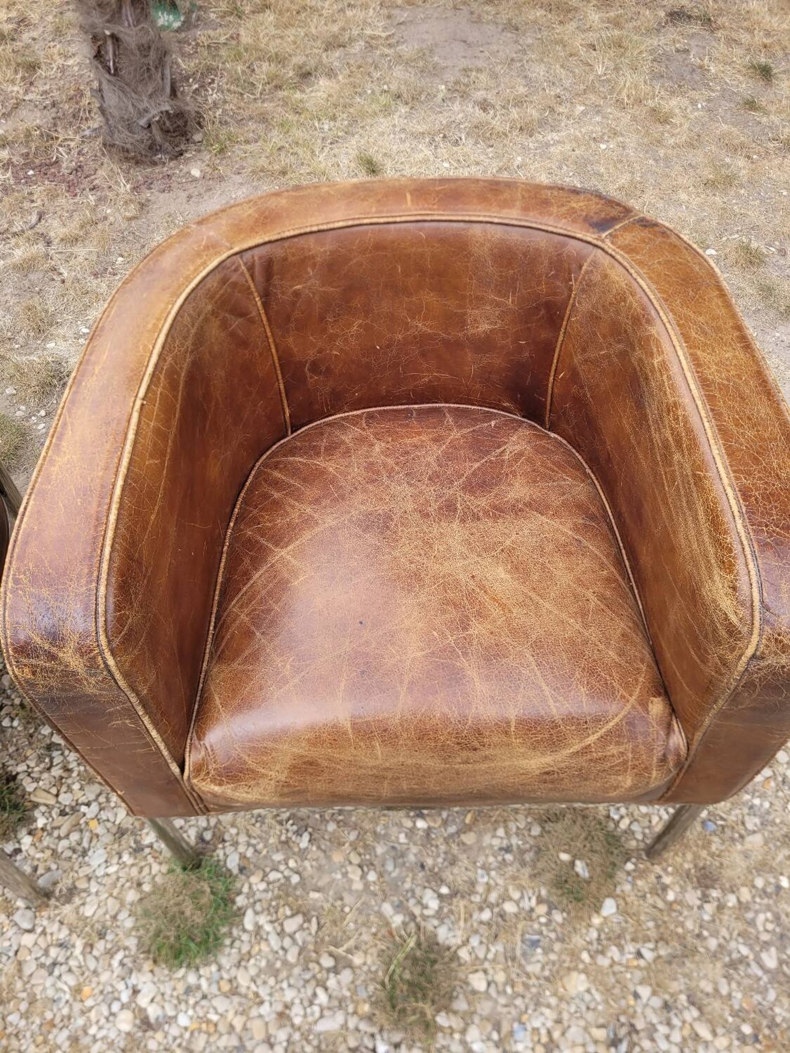 Vintage leather armchairs