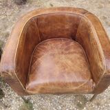 Vintage leather armchairs