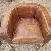 Vintage leather armchairs