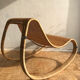 Gunghult rocking rattan armchair by James Irvine, published in 2002 by Ikea