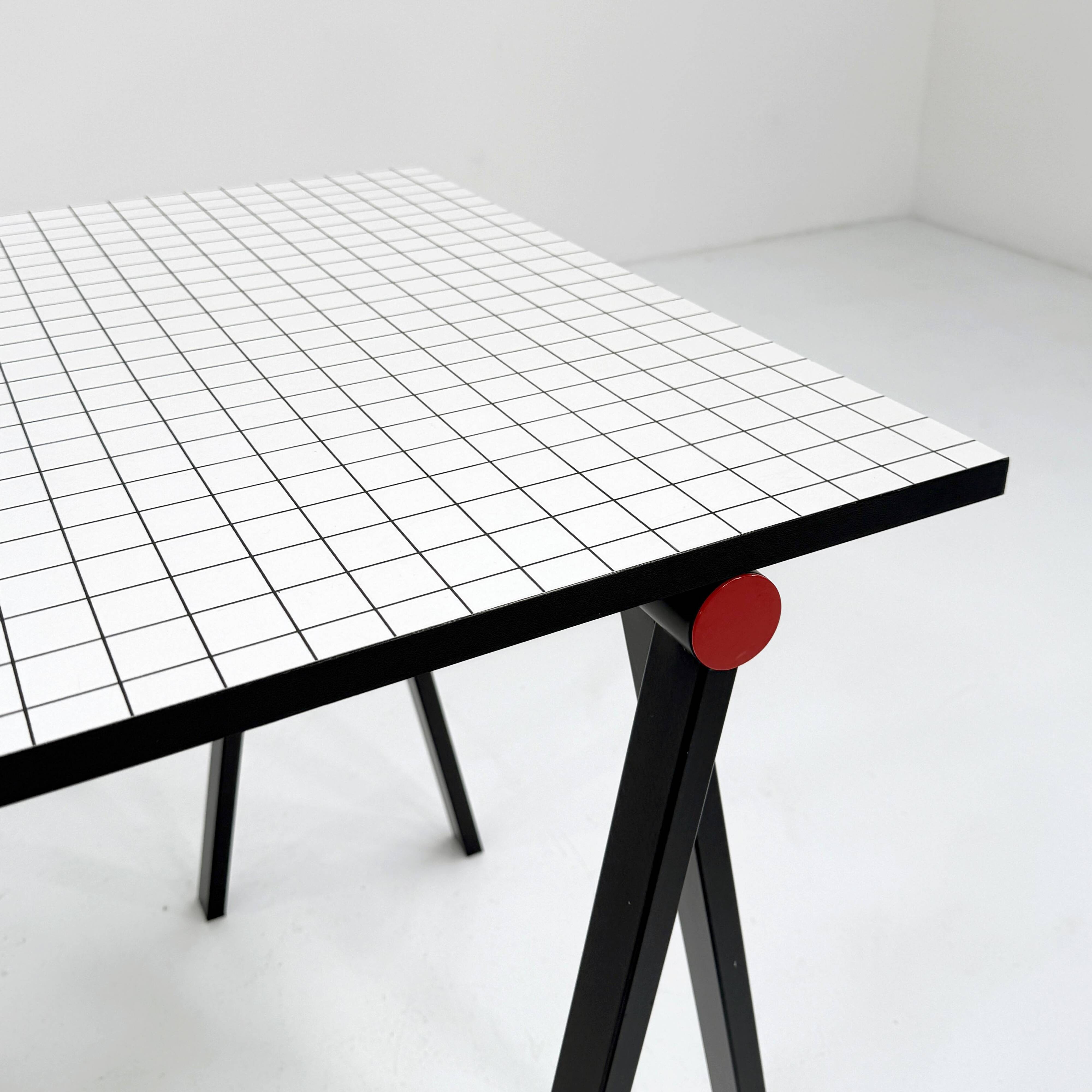 "Trestle" desk by Rodney Kinsman for Bieffeplast, 1980