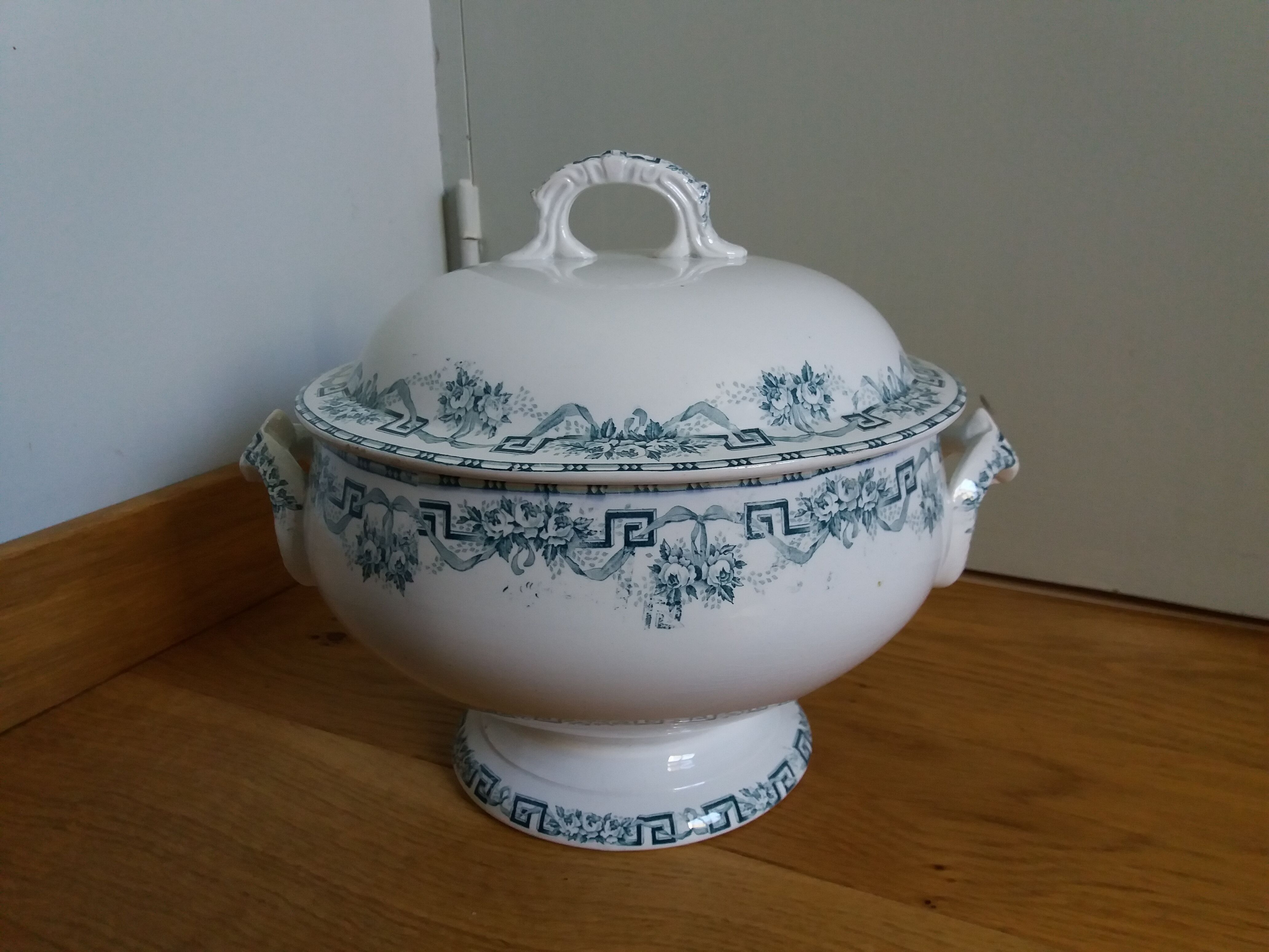 Iron Earth Soup Tureen Moulin des Loups and Hamage Athens Model