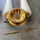 Brass and opaline wall lamp 1950/60