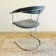 ARRBEN Ursula Vintage Design Armchair - Leather and Chrome - 1980s