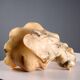 Antique alabaster centrepiece in the shape of a shell, 19th-20th century.