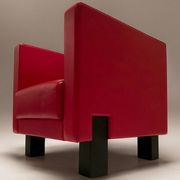 Poltrona Frau - Pair of leather armchairs, “Moji” model - c. 2000 - Italy
