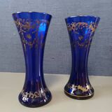 Pair of Sèvres crystal vase