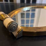 art deco mirrored tray