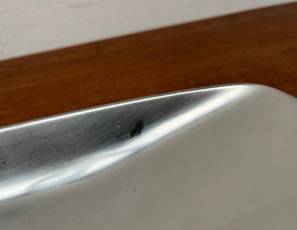 German Cromargan plate from the mid-century by WMF, 1960s.