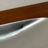 German Cromargan plate from the mid-century by WMF, 1960s.