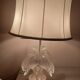 Crystal lamp Lalique with two doves model Ariane