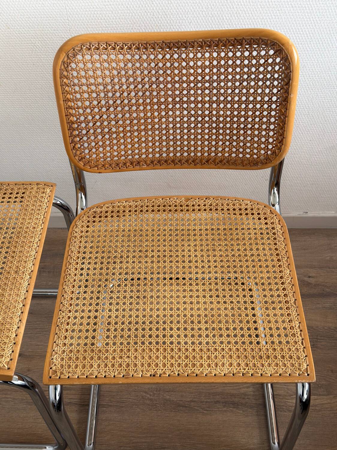 Marcel Breuer Cesca B32 chairs Knoll edition