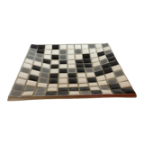 Empty pocket mosaic gray white black