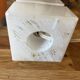 Art Deco marble bedside or living room lamp