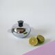 Small sugar bowl / stainless steel box Design 1970
