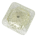 1970s modern glass plafond HP Leuchten, Germany