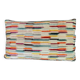 Coussin velours jacquard 30x50cm