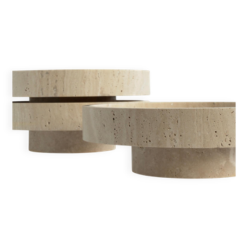 Travertine bowl "Cyclo"