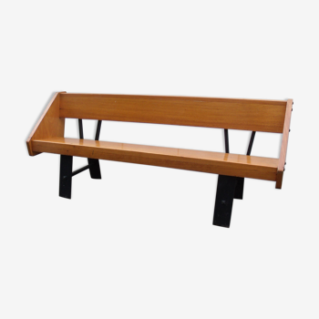 Scandinavian interior bench