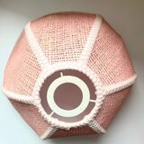 Pink cane lampshade