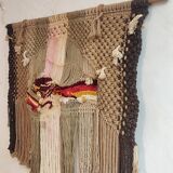 Tapis de macramé Espagne, années 1970.