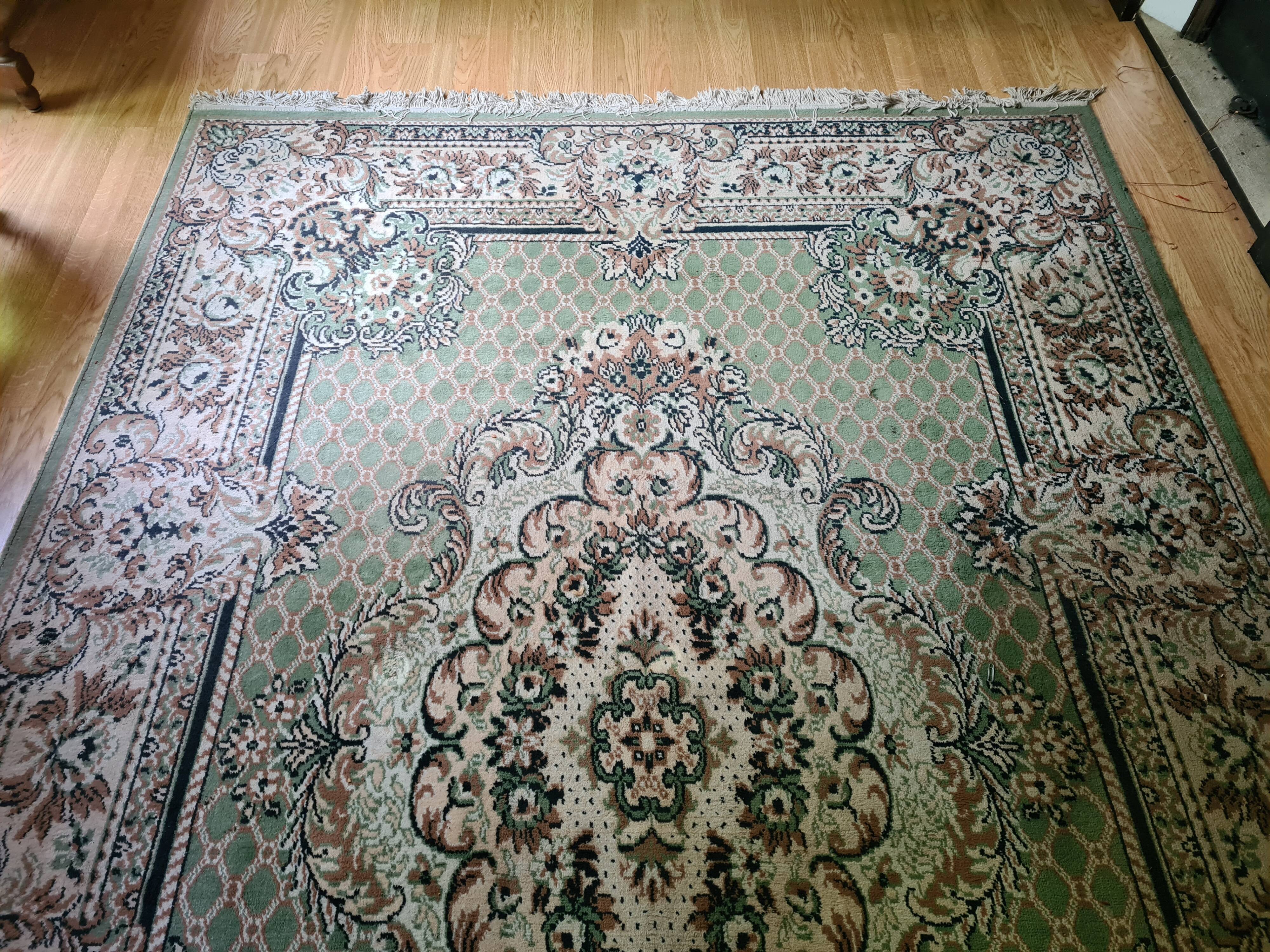 Vintage green carpet