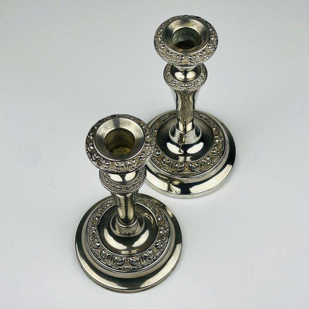 Chandeliers en argent plaqué d'Ianthe, Angleterre, années 1950, lot de 2