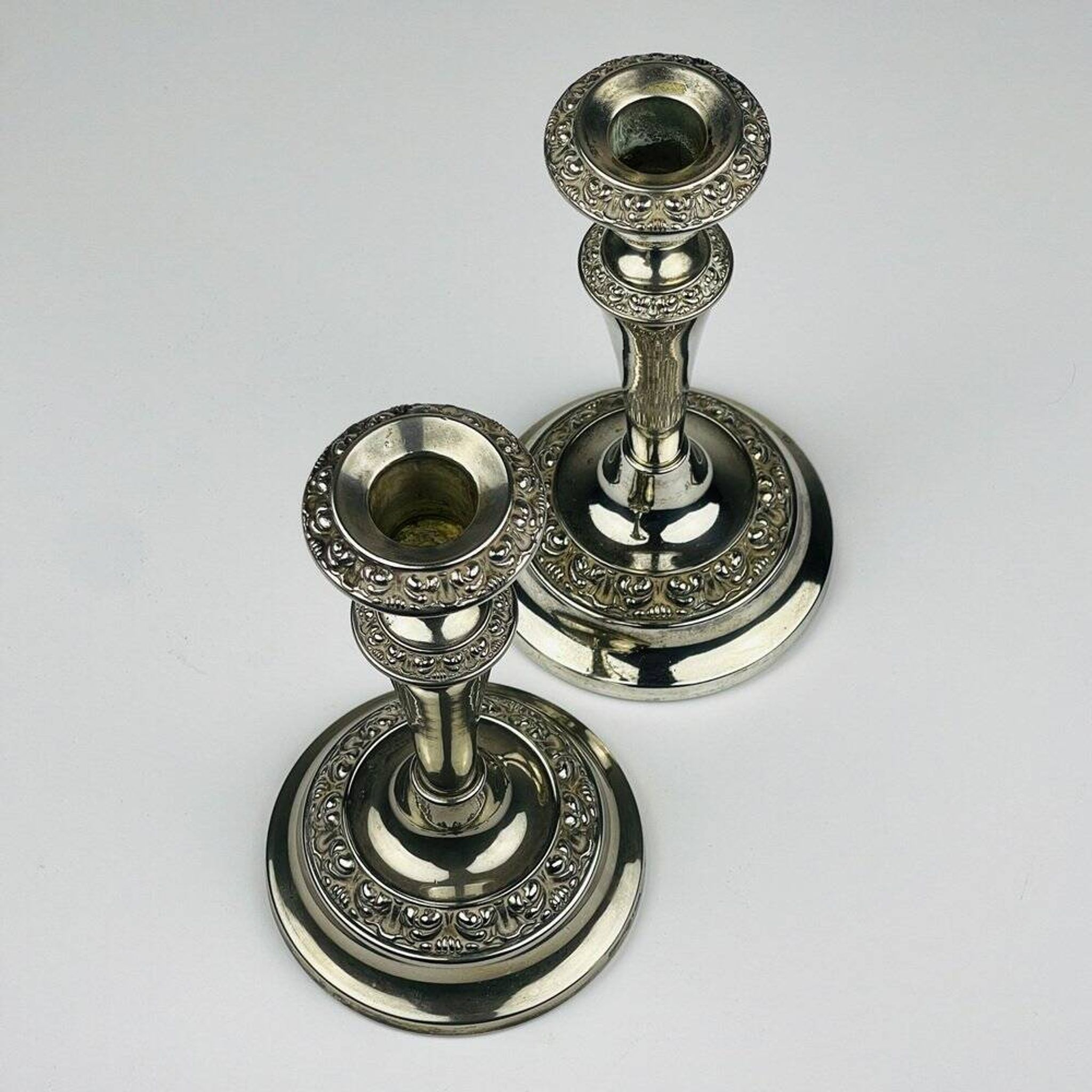 Chandeliers en argent plaqué d'Ianthe, Angleterre, années 1950, lot de 2