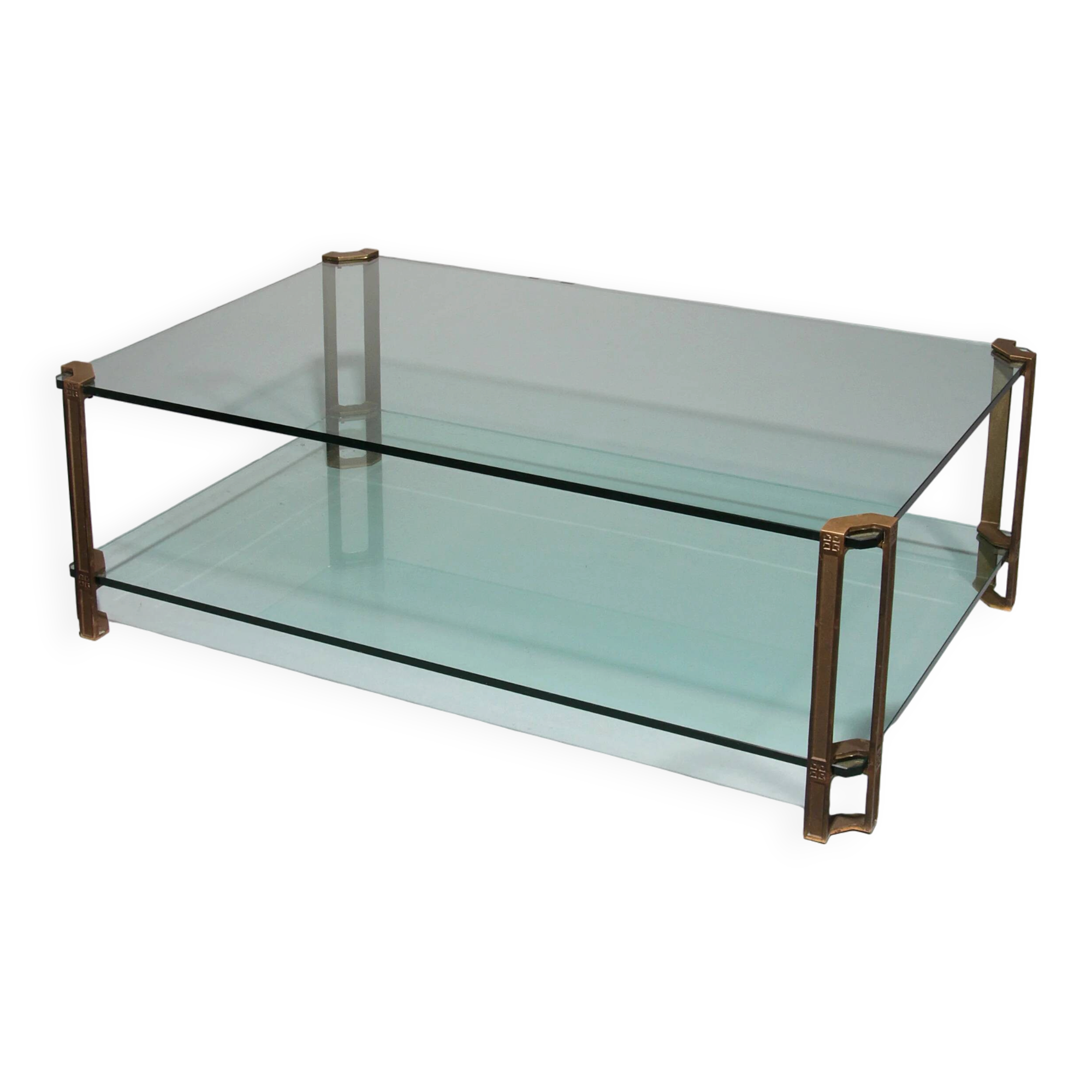 Glass coffee table by Peter Ghyczy, model T24 (120x80x45)