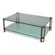 Glass coffee table by Peter Ghyczy, model T24 (120x80x45)