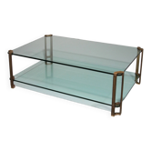 Table basse en verre par Peter Ghyczy, modèle T24 (120x80x45)