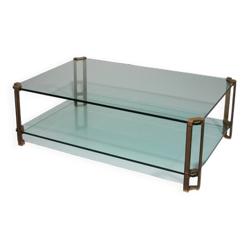 Table basse en verre par Peter Ghyczy, modèle T24 (120x80x45)
