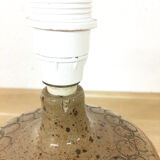 Enamelled sandstone lamp "Michel Cayla" 1970