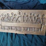 Bronze sculpture representing the Last Supper