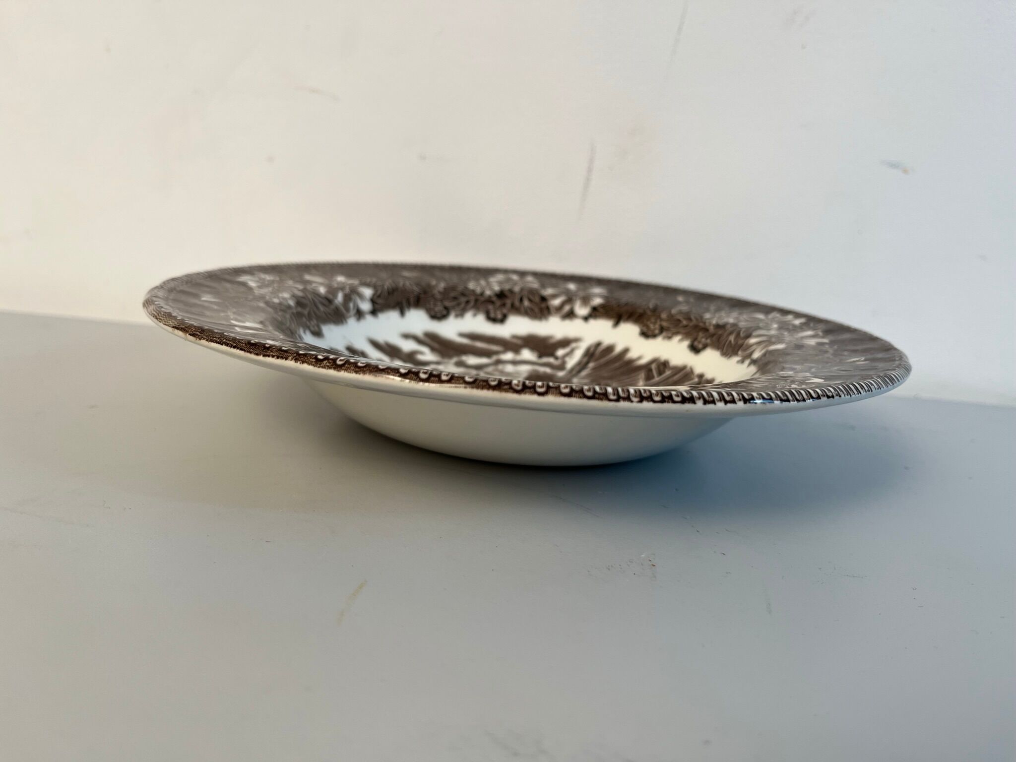 2 vintage Royal Tudor Staffordshire England hollow plates