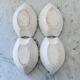 Set of 4 slipware bowls