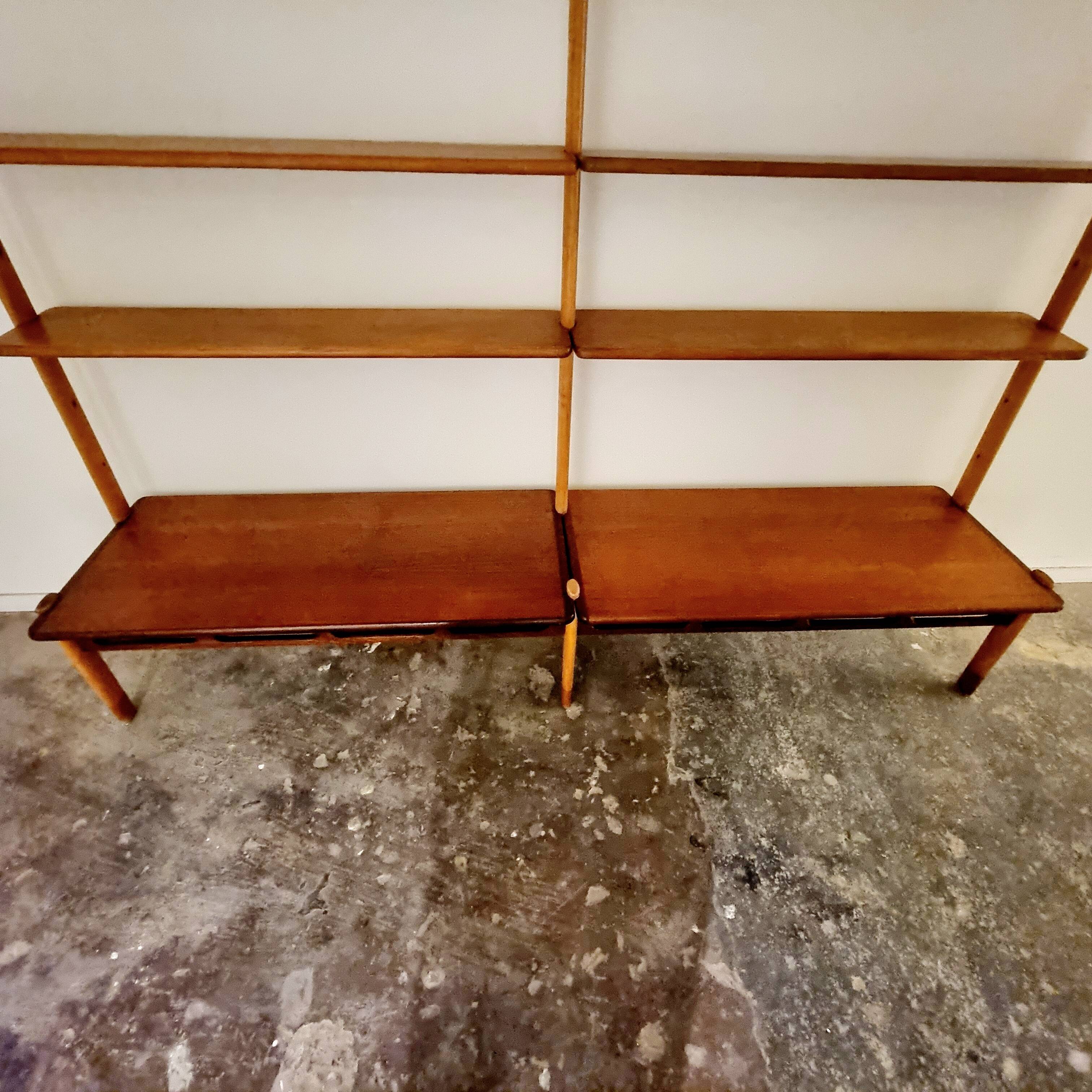 Scanflex William Watting shelving unit bookcase 1950s fifties Fristho Danish Dutch design