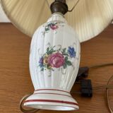 Lampe de chevet Vintage pied en porcelaine