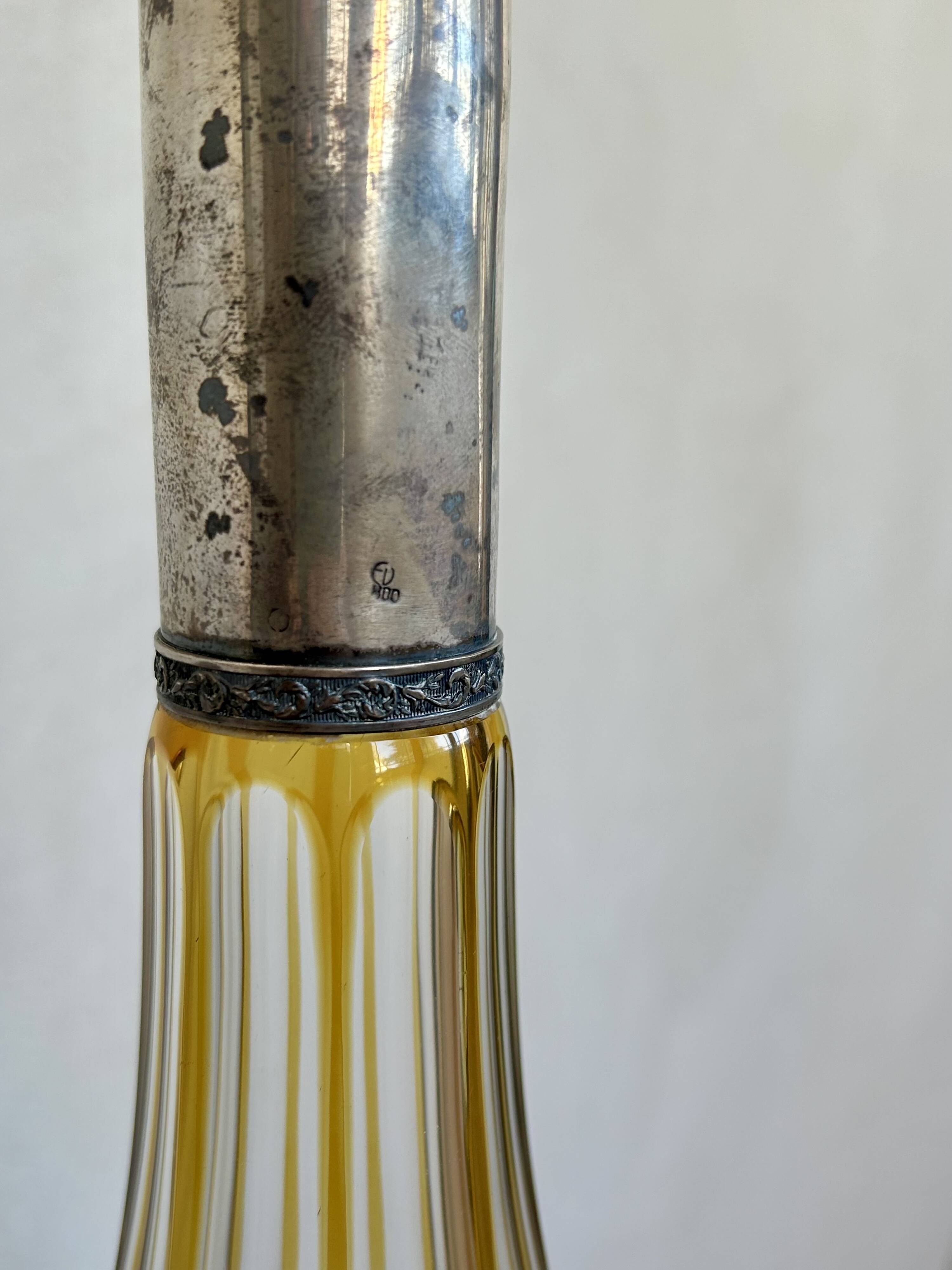 caraffa in crystal of boemia