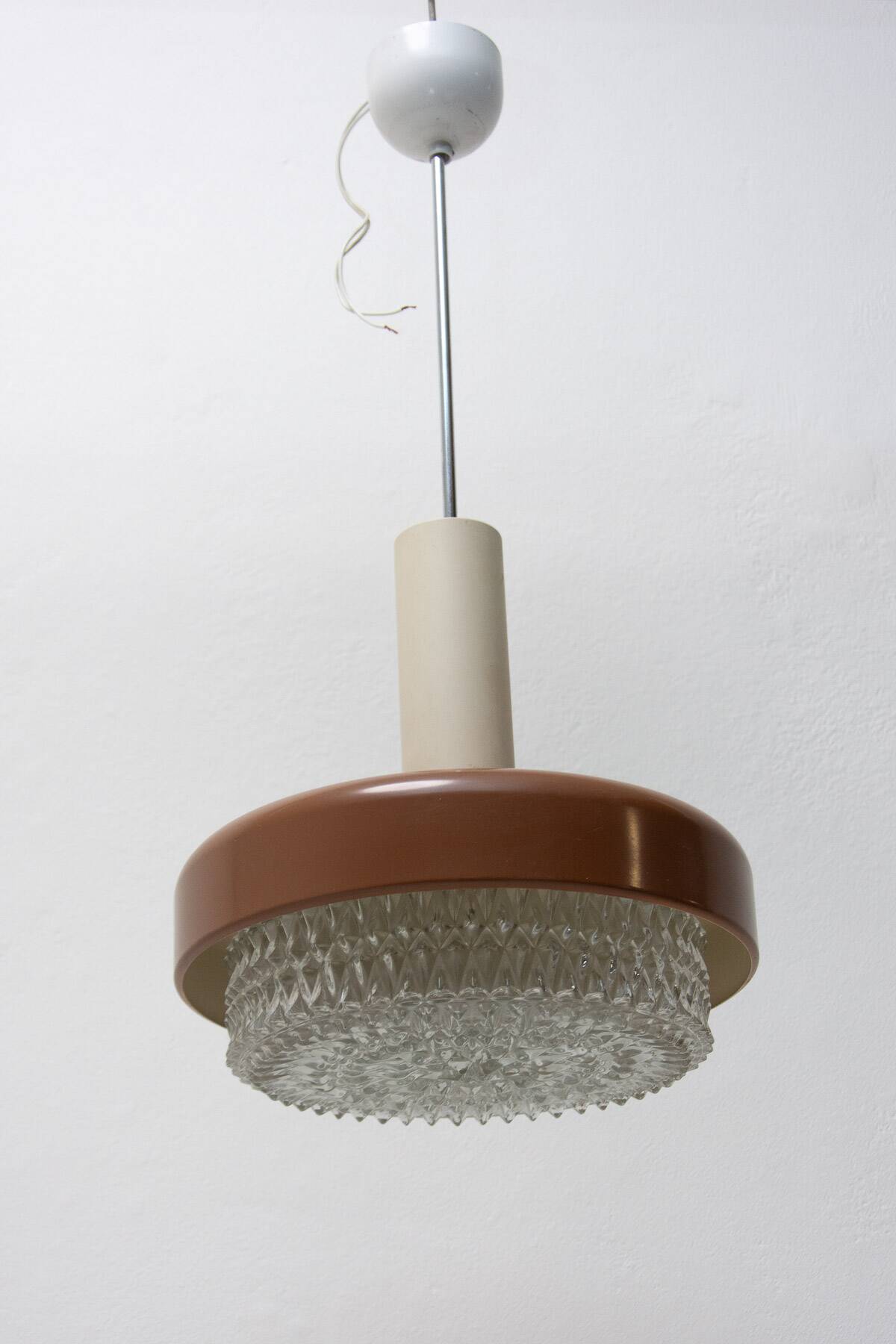 Mid century hanging lamp, Czechoslovakia, 1970´s