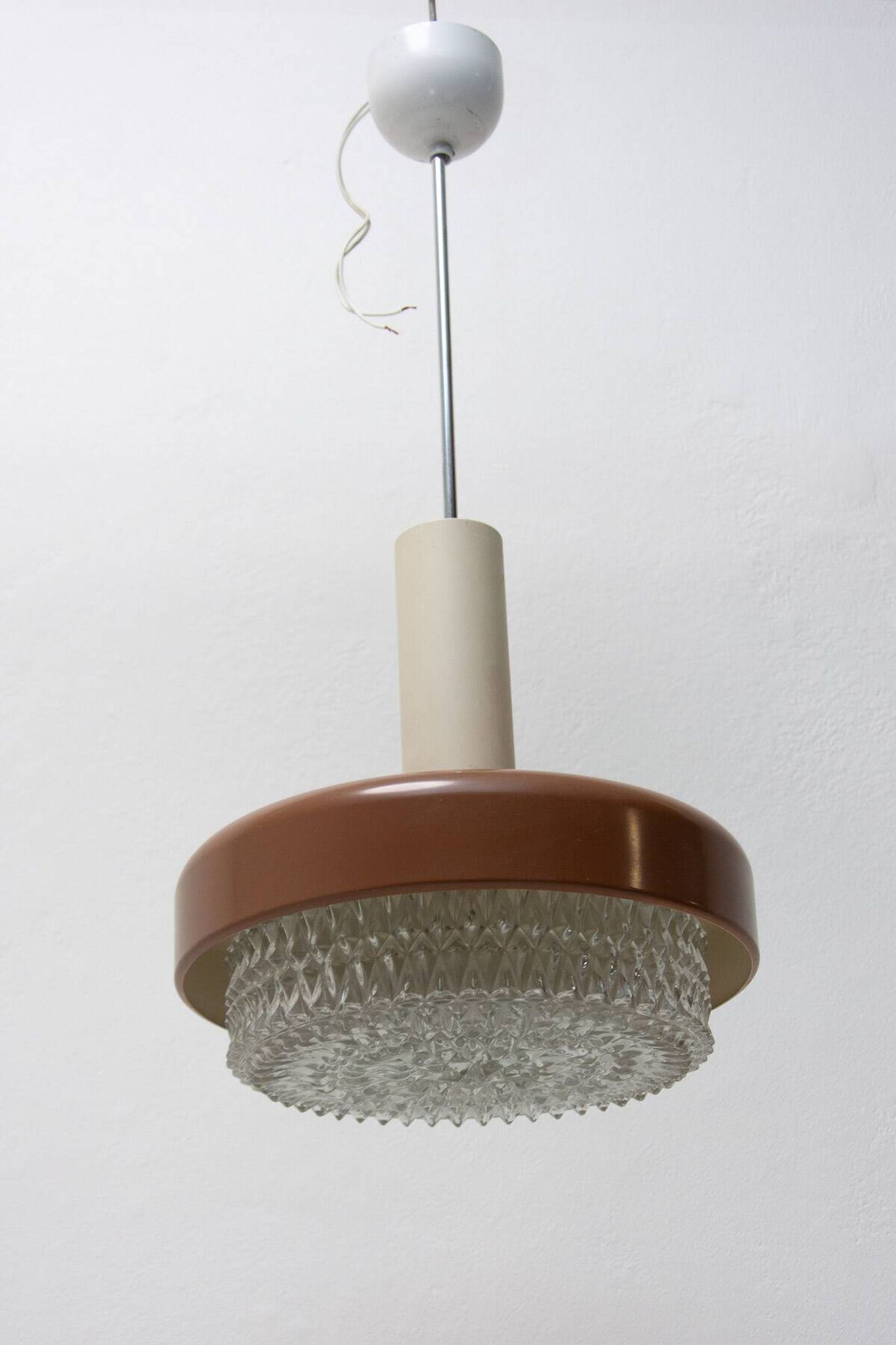 Mid century hanging lamp, Czechoslovakia, 1970´s