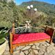 19th Century Empire Period Solid Walnut Daybed