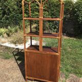 Rattan shelf