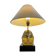 Golden brass table lamp tutankhamun Year 70 vintage pyramid