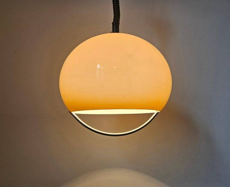 Midcentury Pendant Meblo, designed by Harvey Guzzini, Italy, 1970s