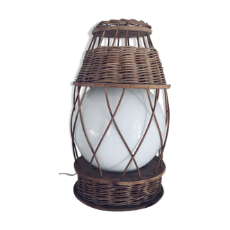 Rattan lamp