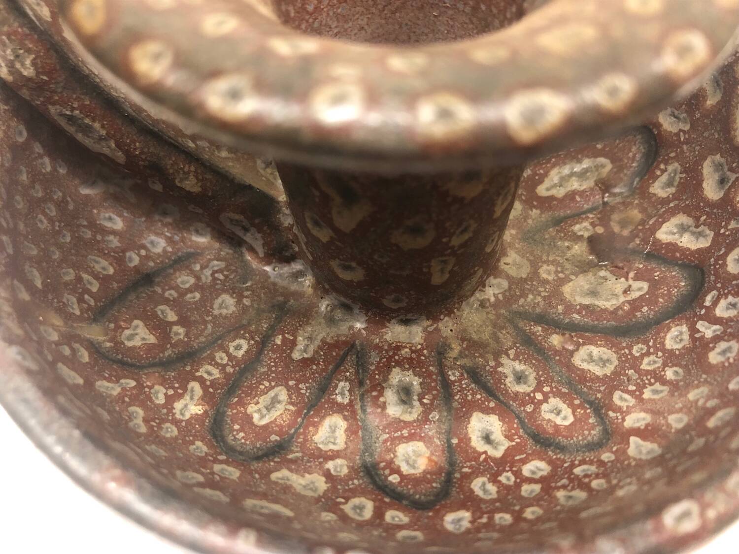 Ceramic candlestick by Jean Austruy