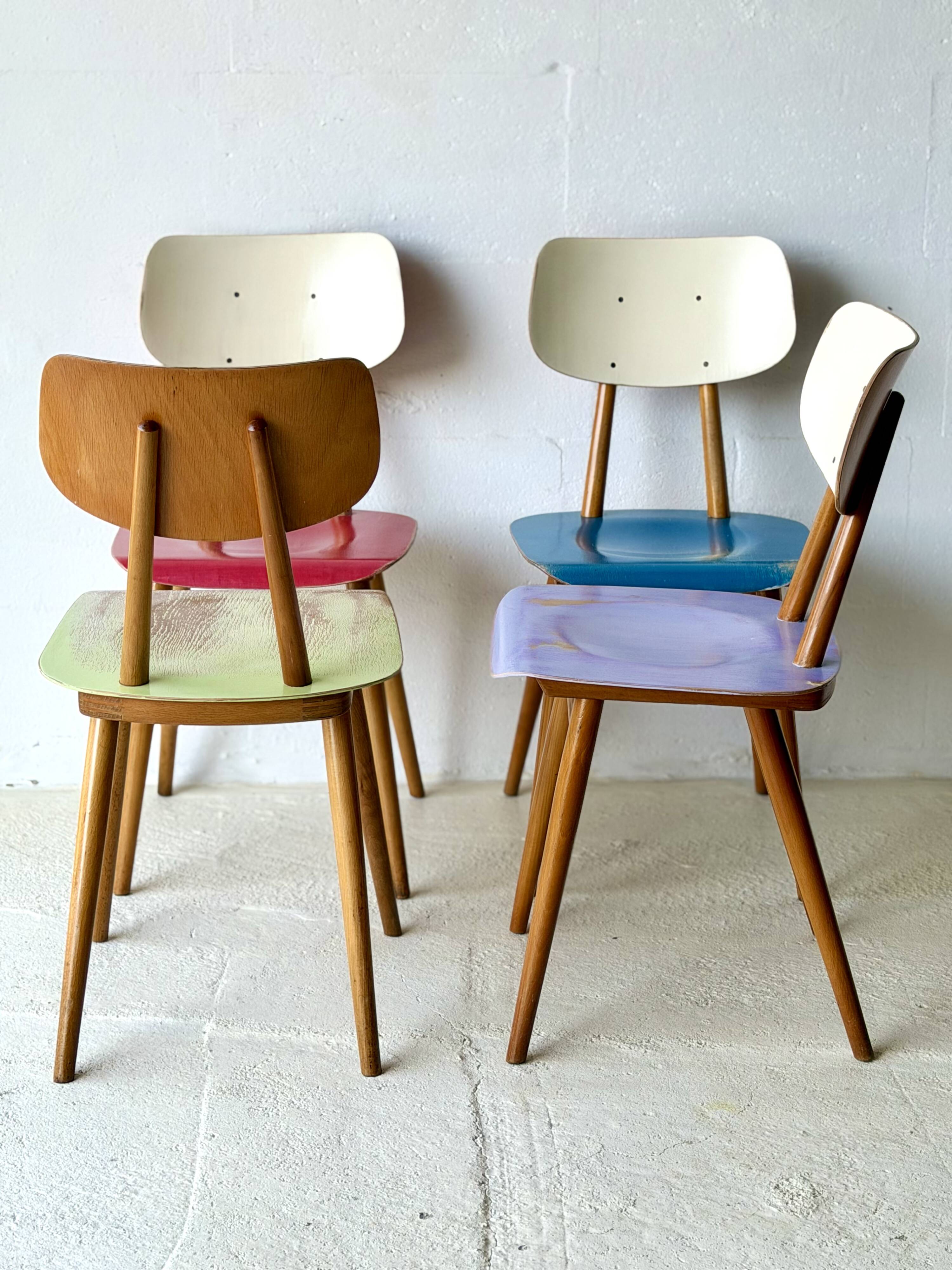 Ton Bistro Chairs, 1960s